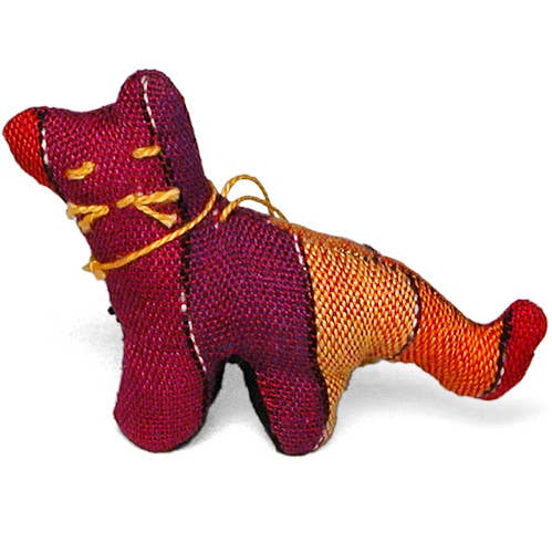 Handwoven Cat Ornament - Recetas Fair Trade