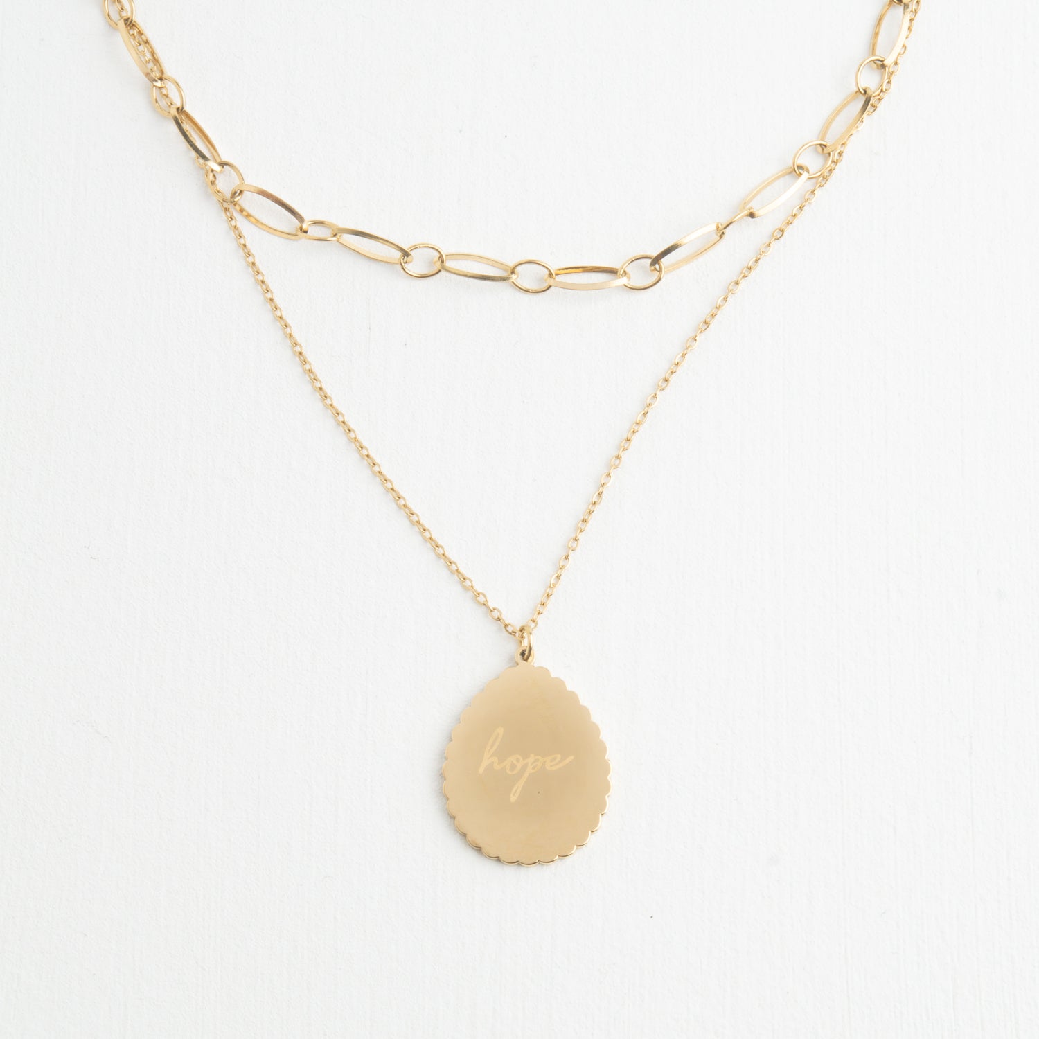 Holly Layered Mother-of-Pearl Necklaces - Recetas Fair Trade