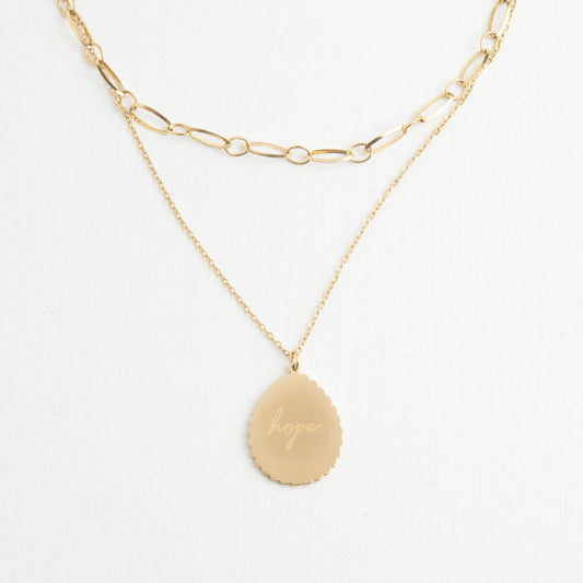 Holly Layered Mother-of-Pearl Necklaces - Recetas Fair Trade