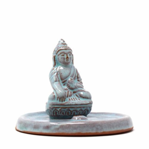 Incense Burner Celadon Buddha - Tibet Collection - Recetas Fair Trade