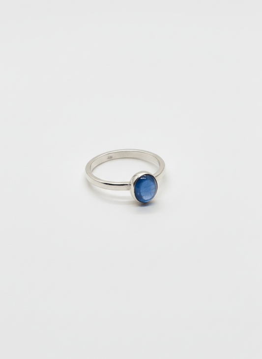 Indigo Solitaire Ring - Recetas Fair Trade