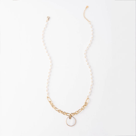 Ivory Glow Pearl Necklace - Recetas Fair Trade