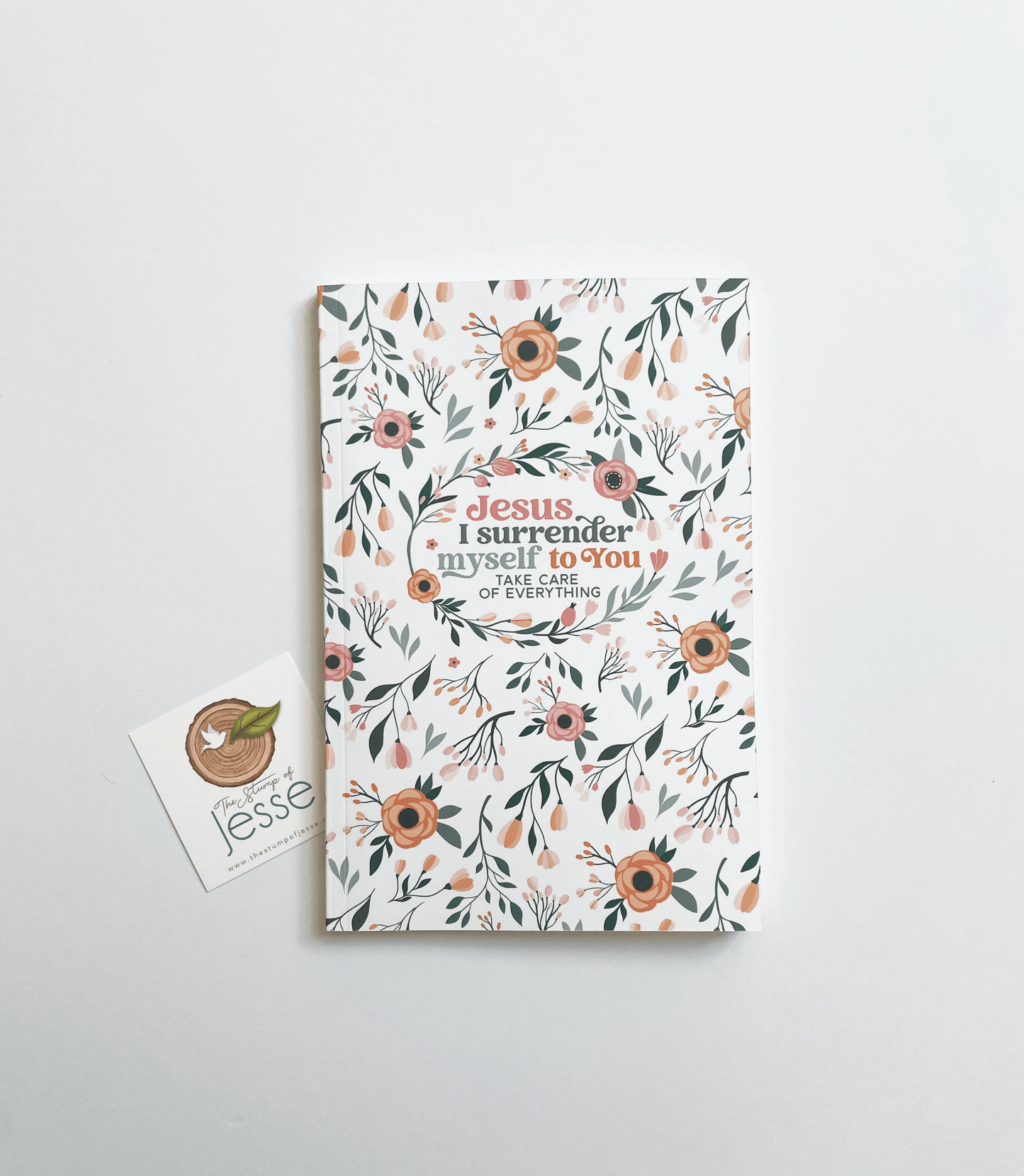 Jesus I surrender myself to You Ruled notebook - Recetas Fair Trade