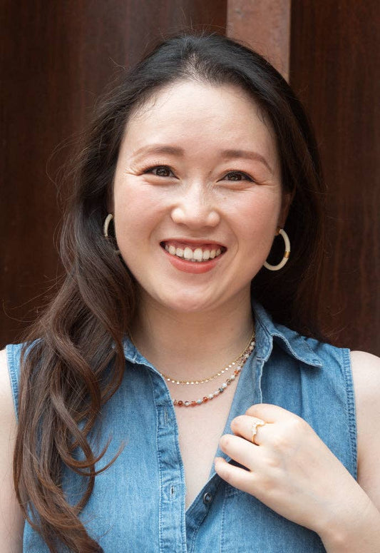 Joyful Radiance Necklace in Gold - Recetas Fair Trade