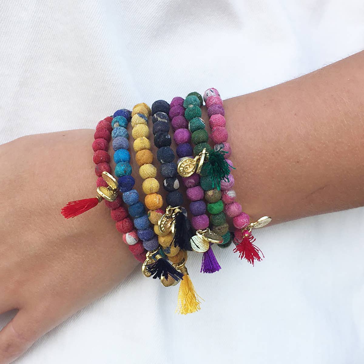 Kantha Connection Bracelet - Growth - Recetas Fair Trade
