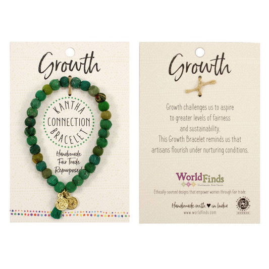 Kantha Connection Bracelet - Growth - Recetas Fair Trade