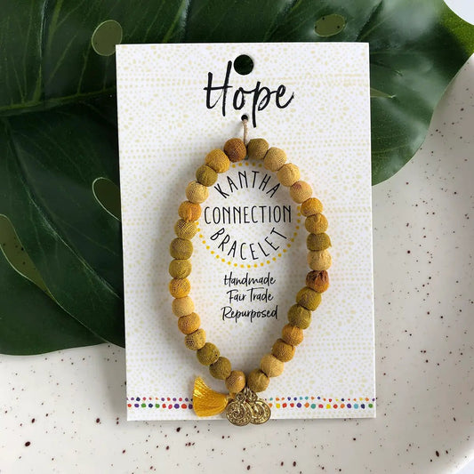 Kantha Connection Bracelet - Hope - Recetas Fair Trade