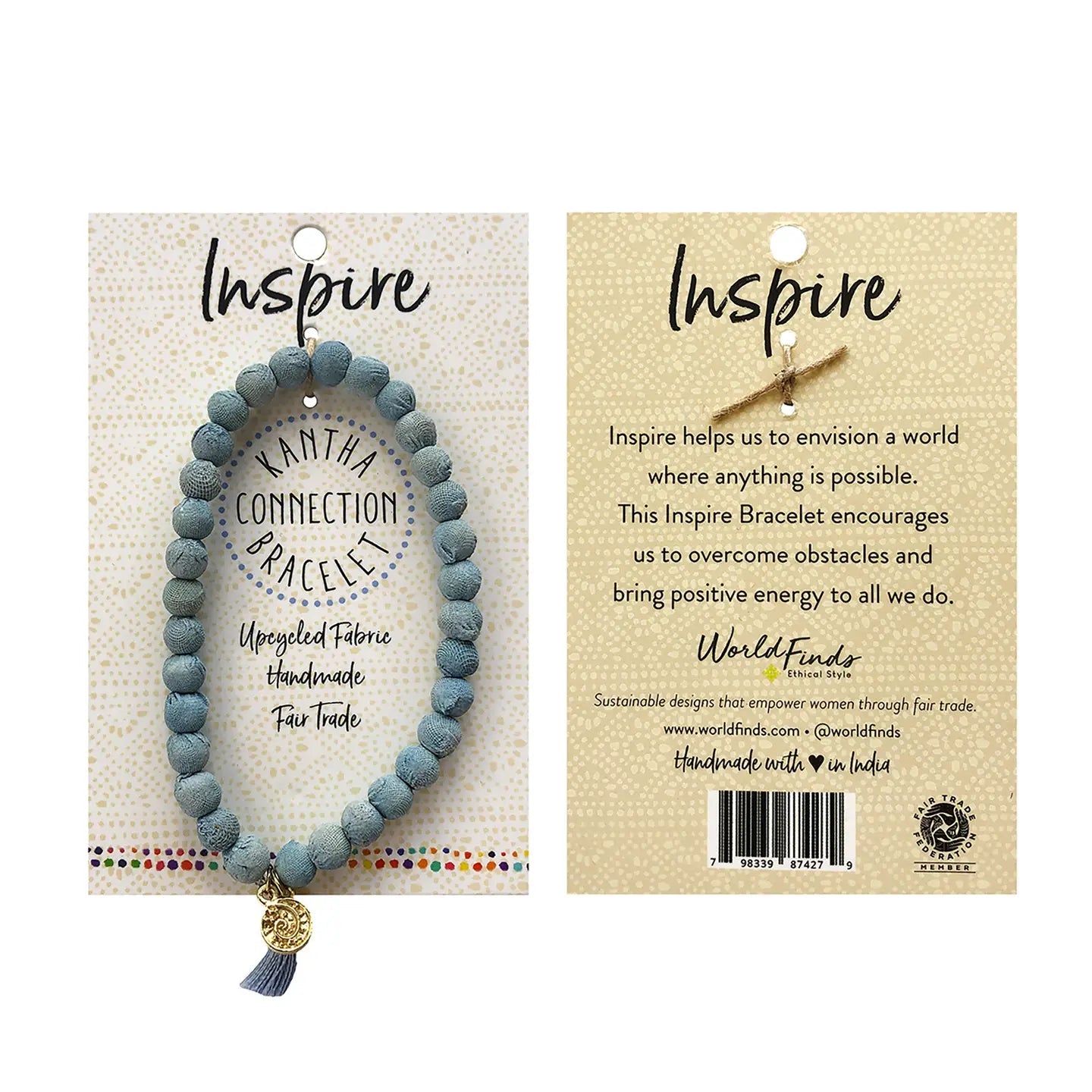 Kantha Connection Bracelet - Inspire - Recetas Fair Trade