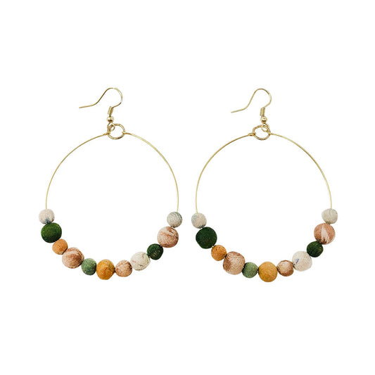 Kantha Terai Hoops - Recetas Fair Trade