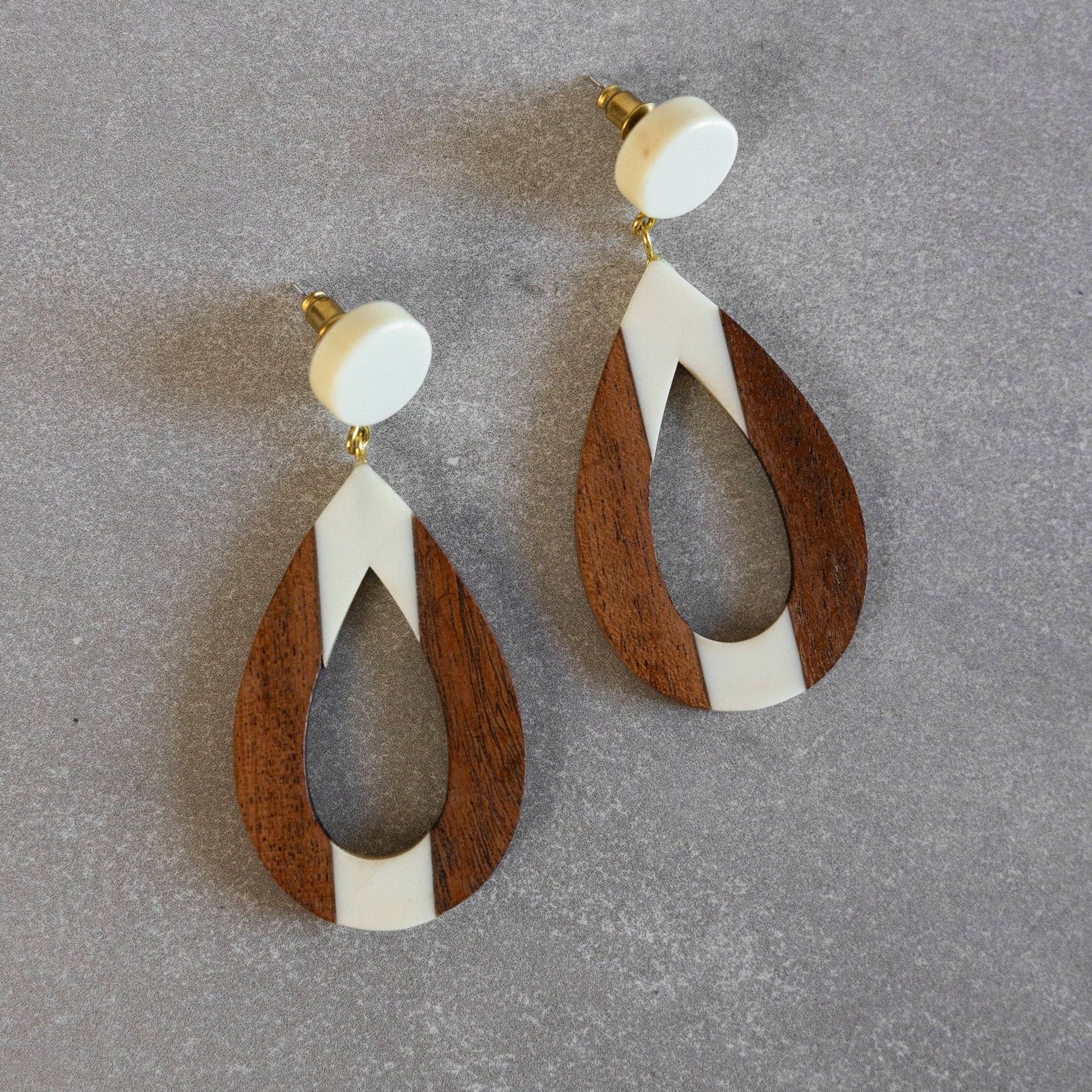 Keekar Teardrop Earrings - Recetas Fair Trade