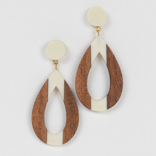 Keekar Teardrop Earrings - Recetas Fair Trade