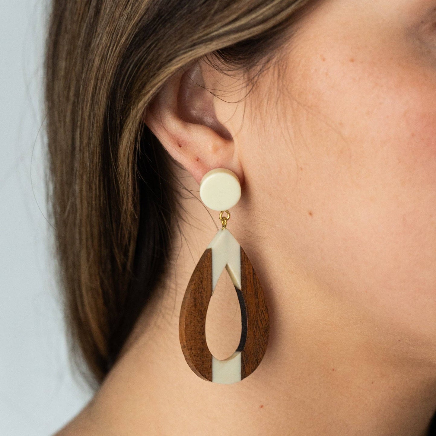 Keekar Teardrop Earrings - Recetas Fair Trade