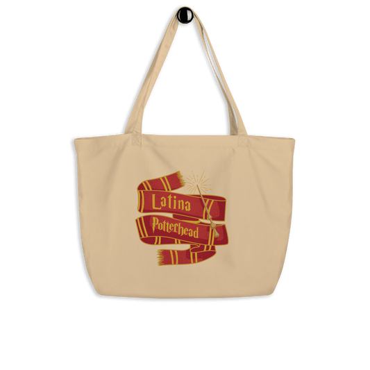 Latina Potterhead Gryffindor Large Organic Tote - Recetas Fair Trade