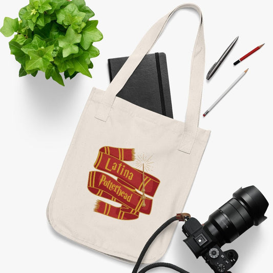 Latina Potterhead Gryffindor Organic Tote - Recetas Fair Trade