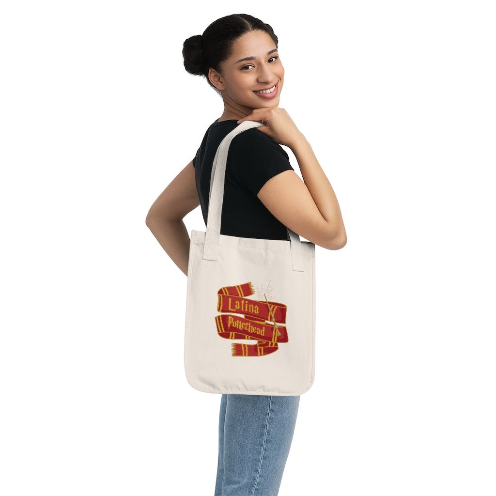 Latina Potterhead Gryffindor Organic Tote - Recetas Fair Trade