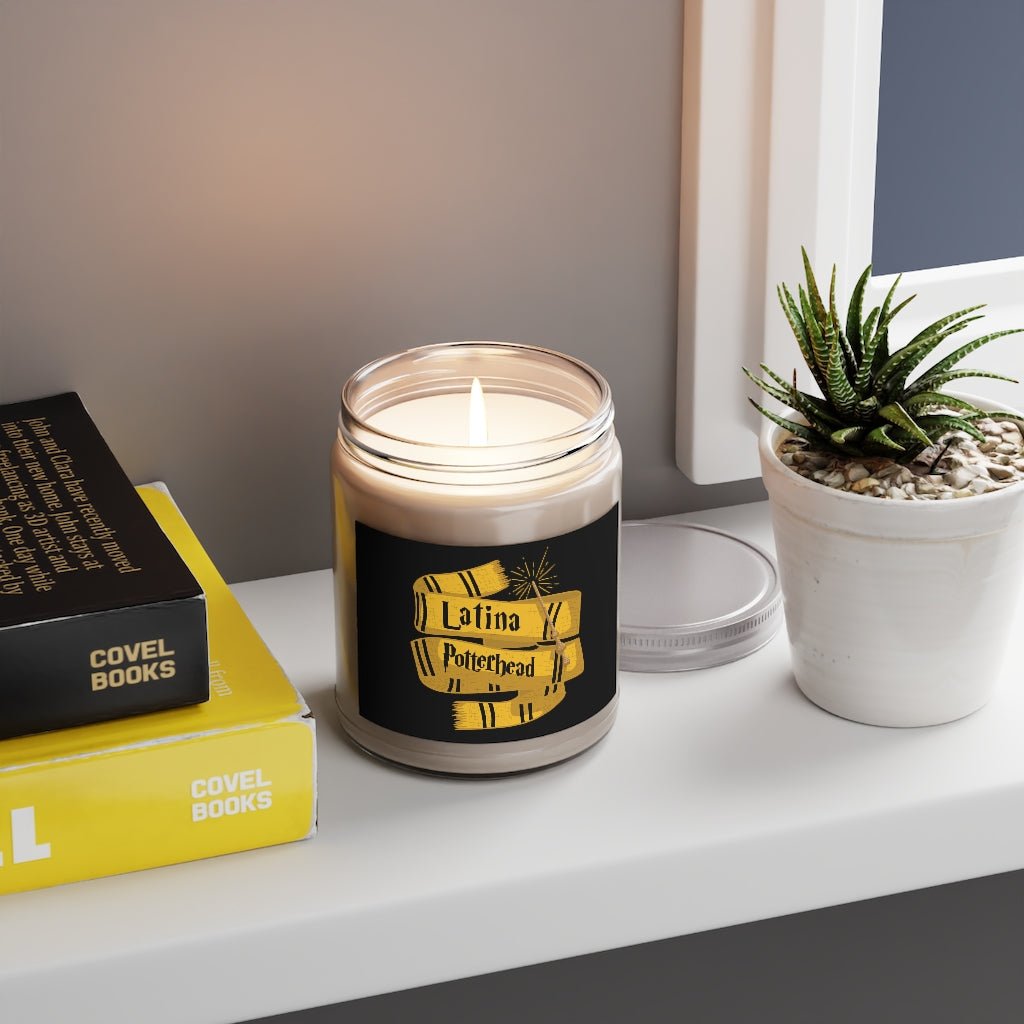 Latina Potterhead Hufflepuff Candle - Recetas Fair Trade
