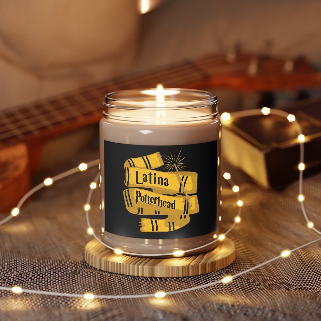 Latina Potterhead Hufflepuff Candle - Recetas Fair Trade
