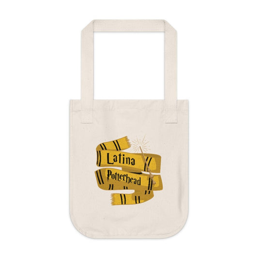 Latina Potterhead Hufflepuff Organic Tote - Recetas Fair Trade