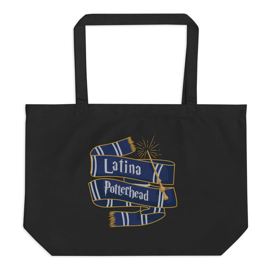 Latina Potterhead Ravenclaw Large Organic Tote - Recetas Fair Trade