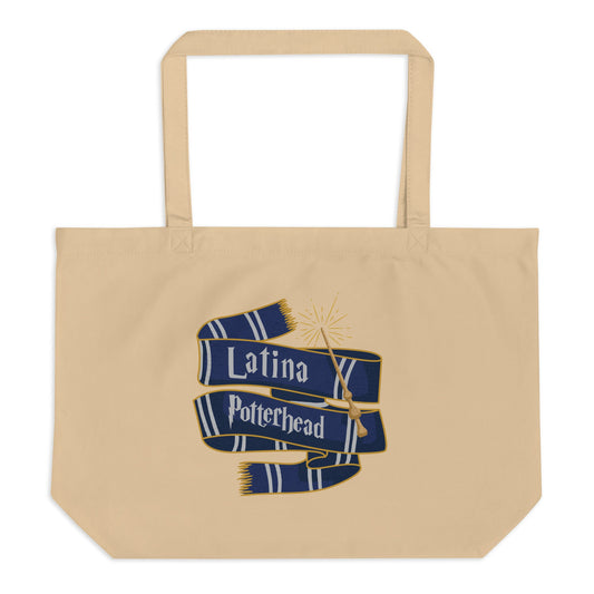 Latina Potterhead Ravenclaw Large Organic Tote - Recetas Fair Trade