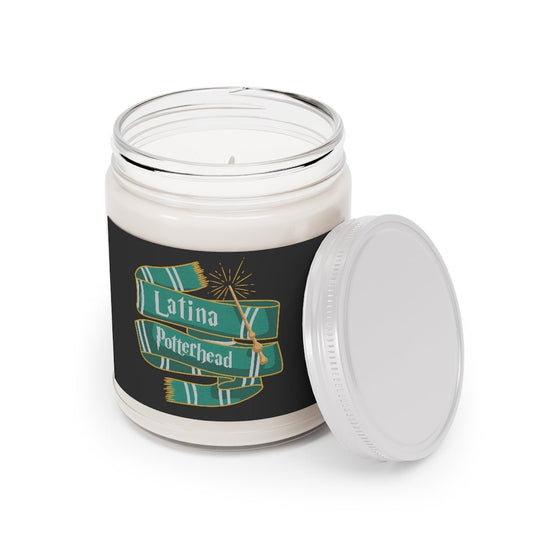 Latina Potterhead Slytherin Candle - Recetas Fair Trade