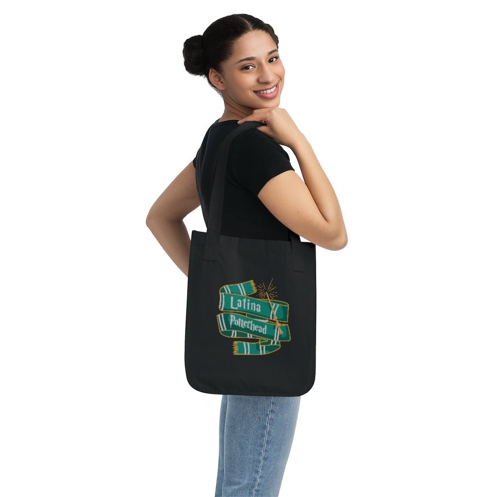 Latina Potterhead Slytherin Organic Tote - Recetas Fair Trade