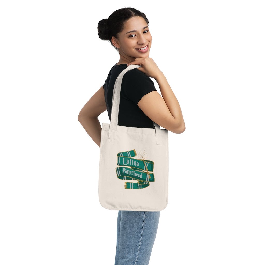 Latina Potterhead Slytherin Organic Tote - Recetas Fair Trade