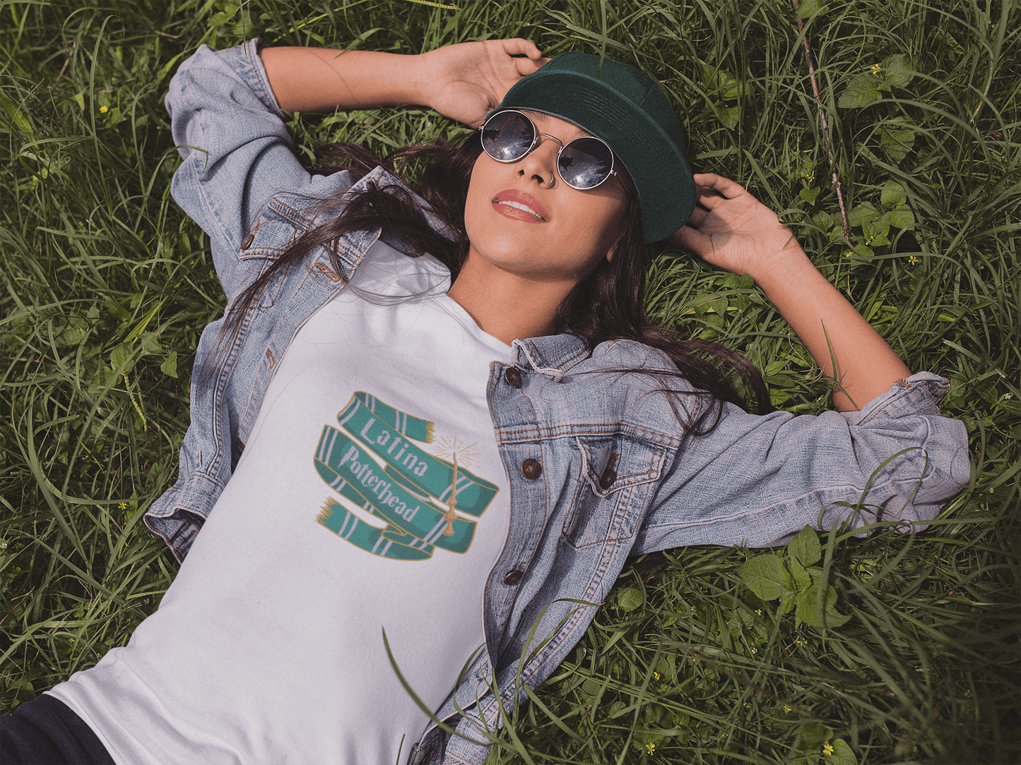 Latina Potterhead Slytherin Tee - Recetas Fair Trade