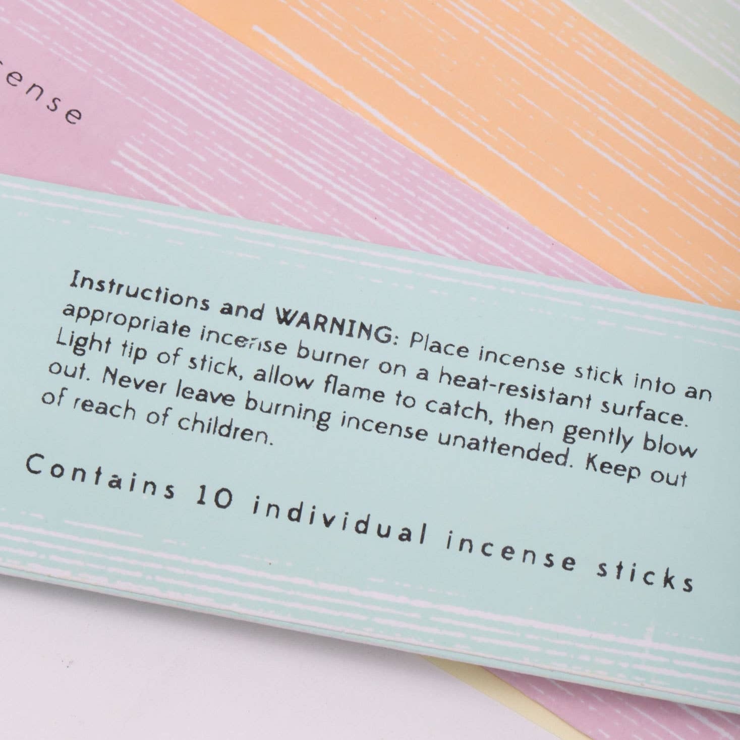 Lemon Incense Set - Recetas Fair Trade