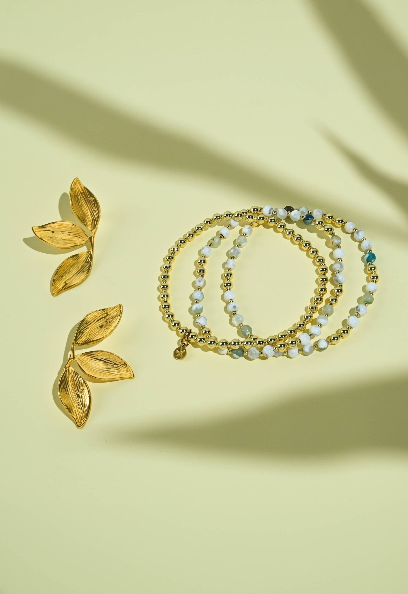 Light We Carry Bracelet Set in Turquoise - Recetas Fair Trade