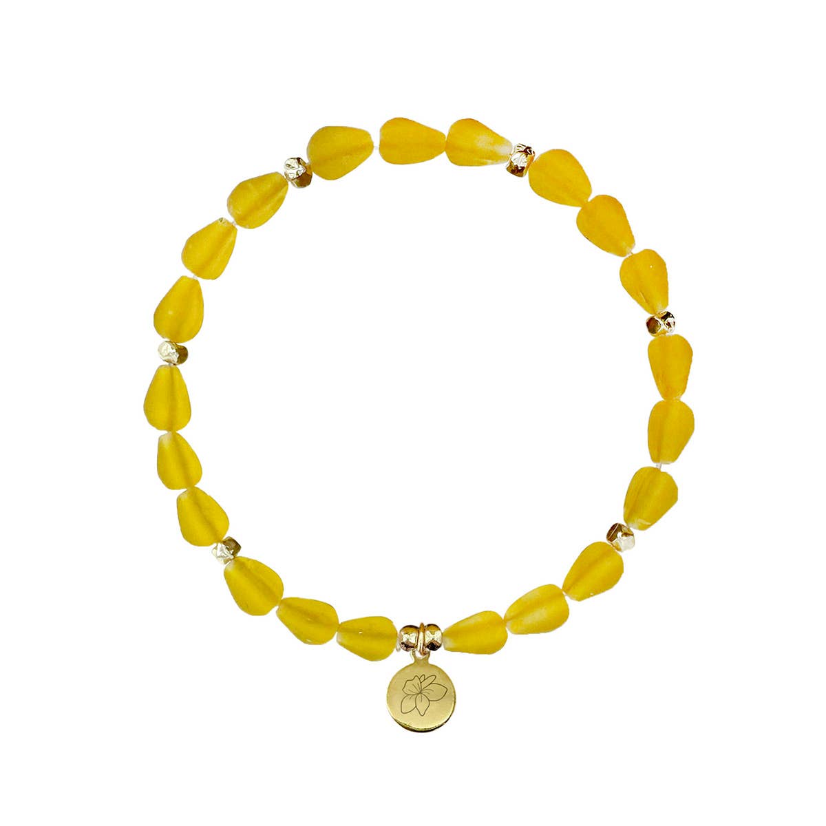 March • Birth Flower Bracelet (Stocking Stuffer!) - Recetas Fair Trade