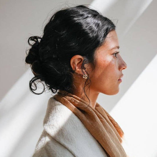 Matte Mini Hoop Earrings - Recetas Fair Trade
