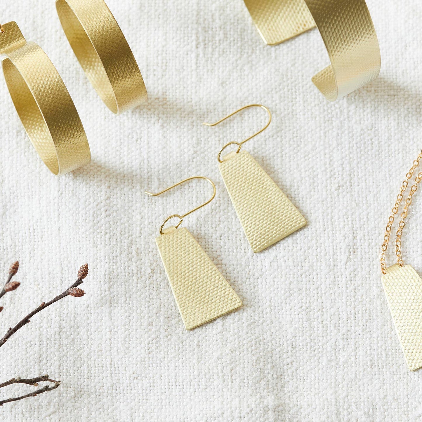 Maya Hinge Earrings - Recetas Fair Trade