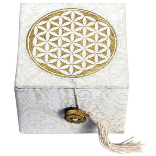 Meditation Bowl Box: 3'' Flower Of Life - DZI (Meditation) - Recetas Fair Trade