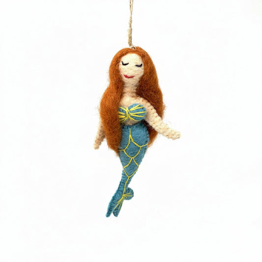 Mermaid Felt Ornament - Recetas Fair Trade
