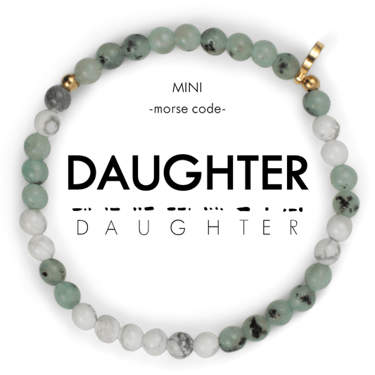 MINI Morse Code Bracelet | Daughter - Recetas Fair Trade