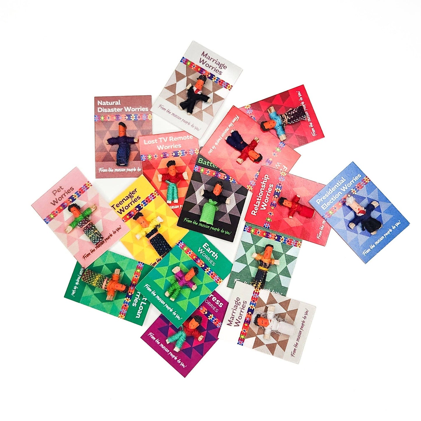Mini Themed Worry People - Recetas Fair Trade