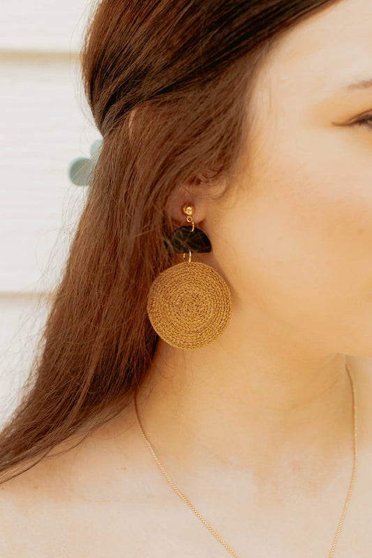Moon Phase Earrings - Recetas Fair Trade