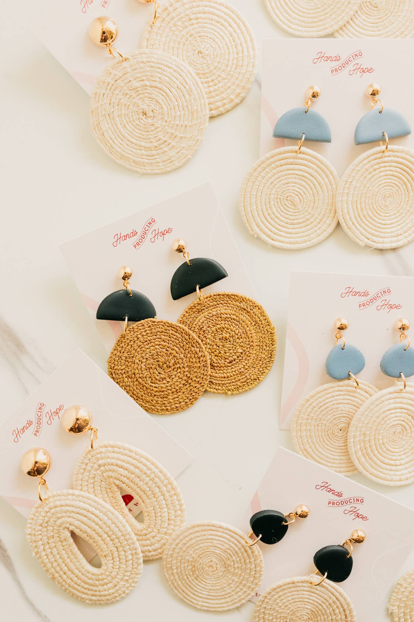 Moon Phase Earrings - Recetas Fair Trade
