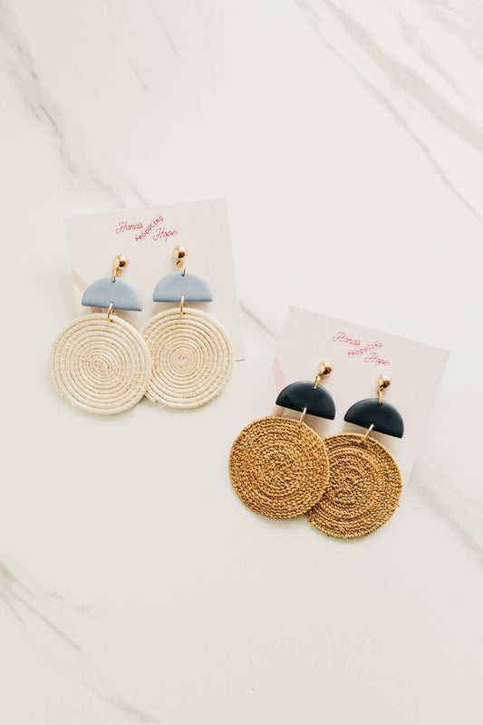 Moon Phase Earrings - Recetas Fair Trade