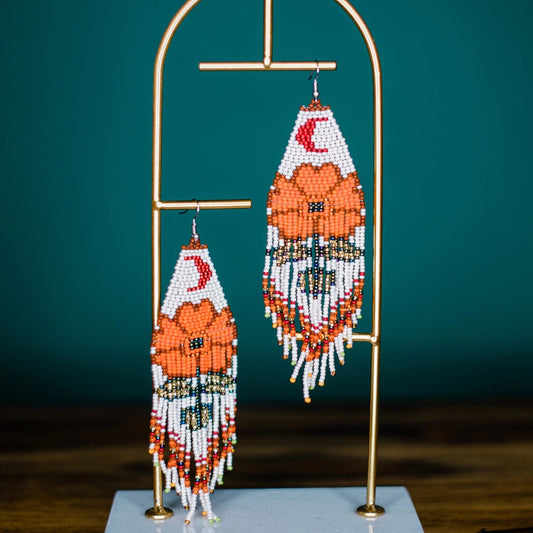 Moonflower Earrings - Recetas Fair Trade