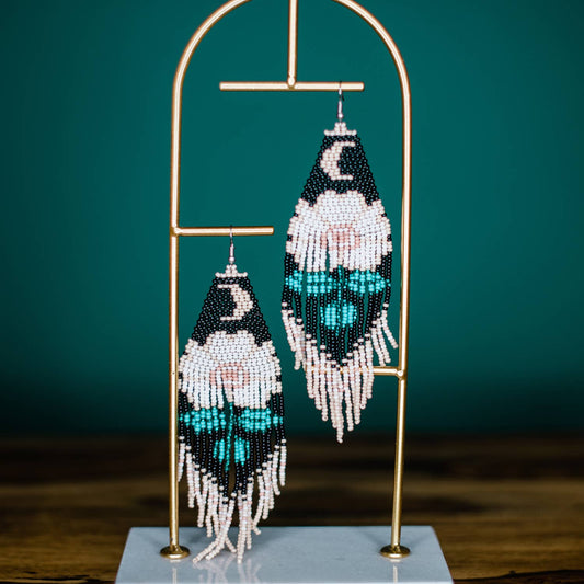 Moonflower Earrings - Recetas Fair Trade