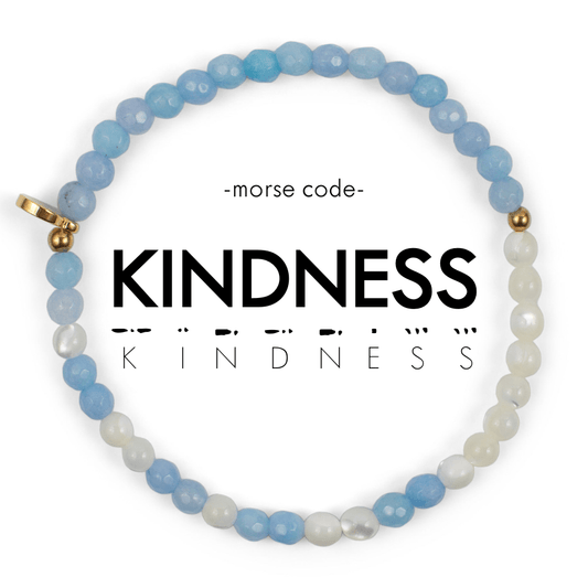 Morse Code Bracelet | KINDNESS - Recetas Fair Trade