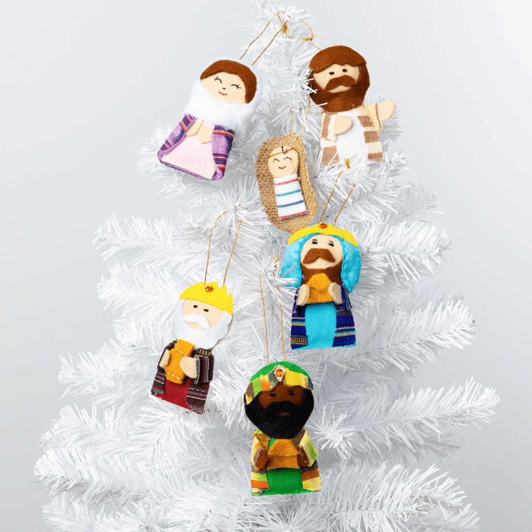 Nativity Ornament & Puppet Set - Recetas Fair Trade