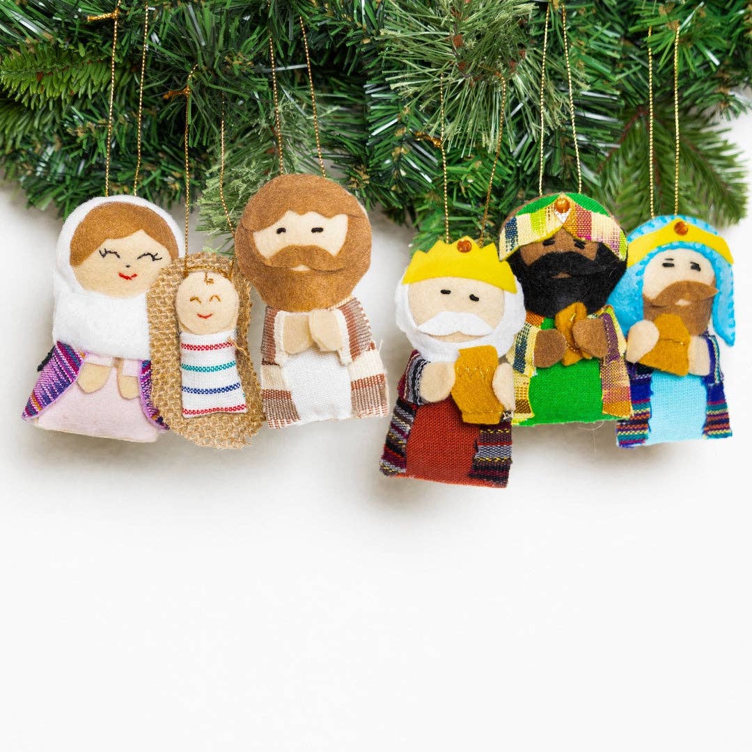 Nativity Ornament & Puppet Set - Recetas Fair Trade