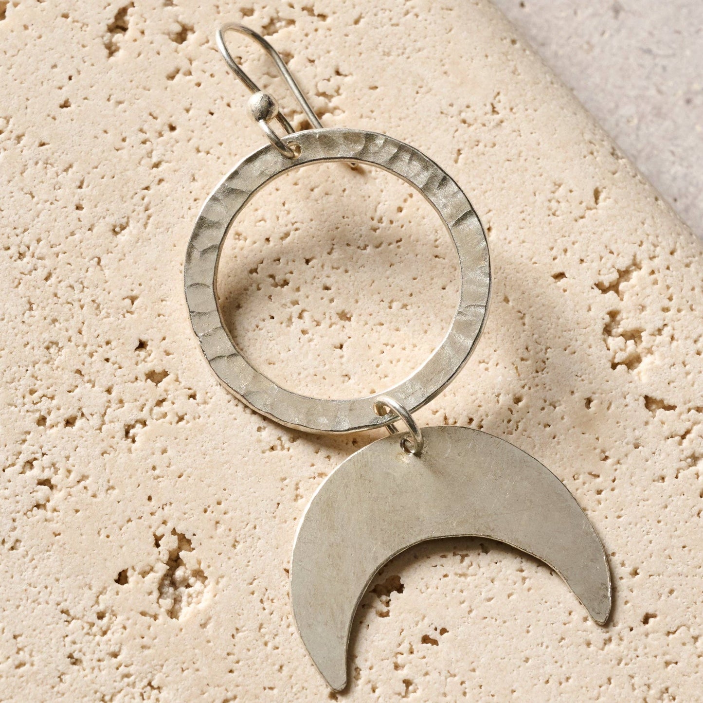 Nuru Moon Drop Earrings - Recetas Fair Trade