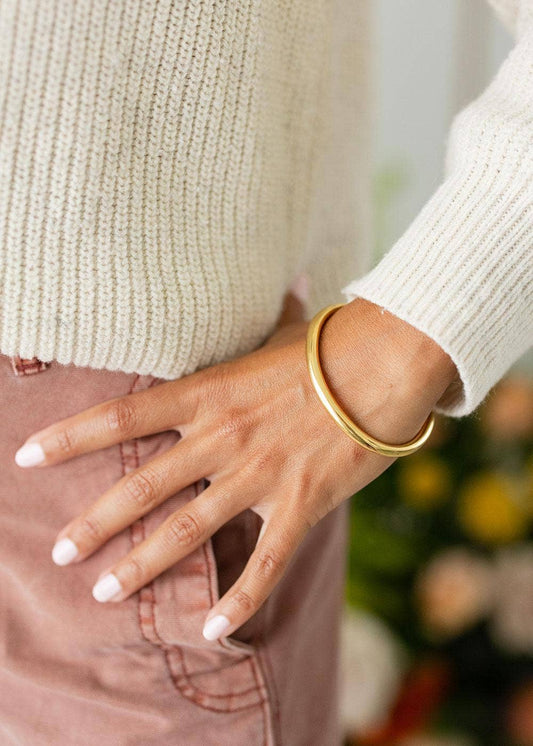 Open Cuff | Gold - Recetas Fair Trade