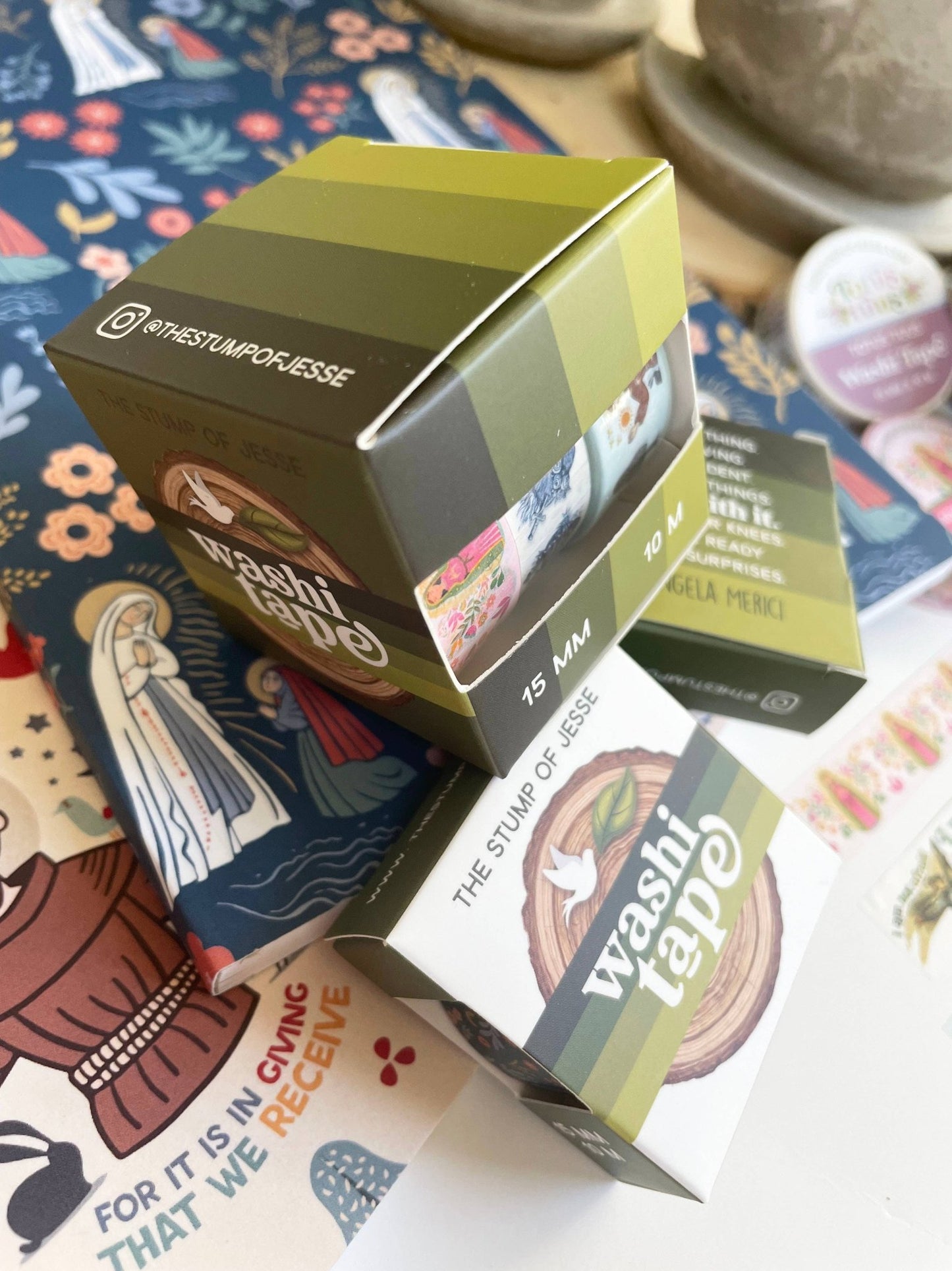 Our Lady of Guadalupe Washi Tape | 15mm x 10m - Recetas Fair Trade