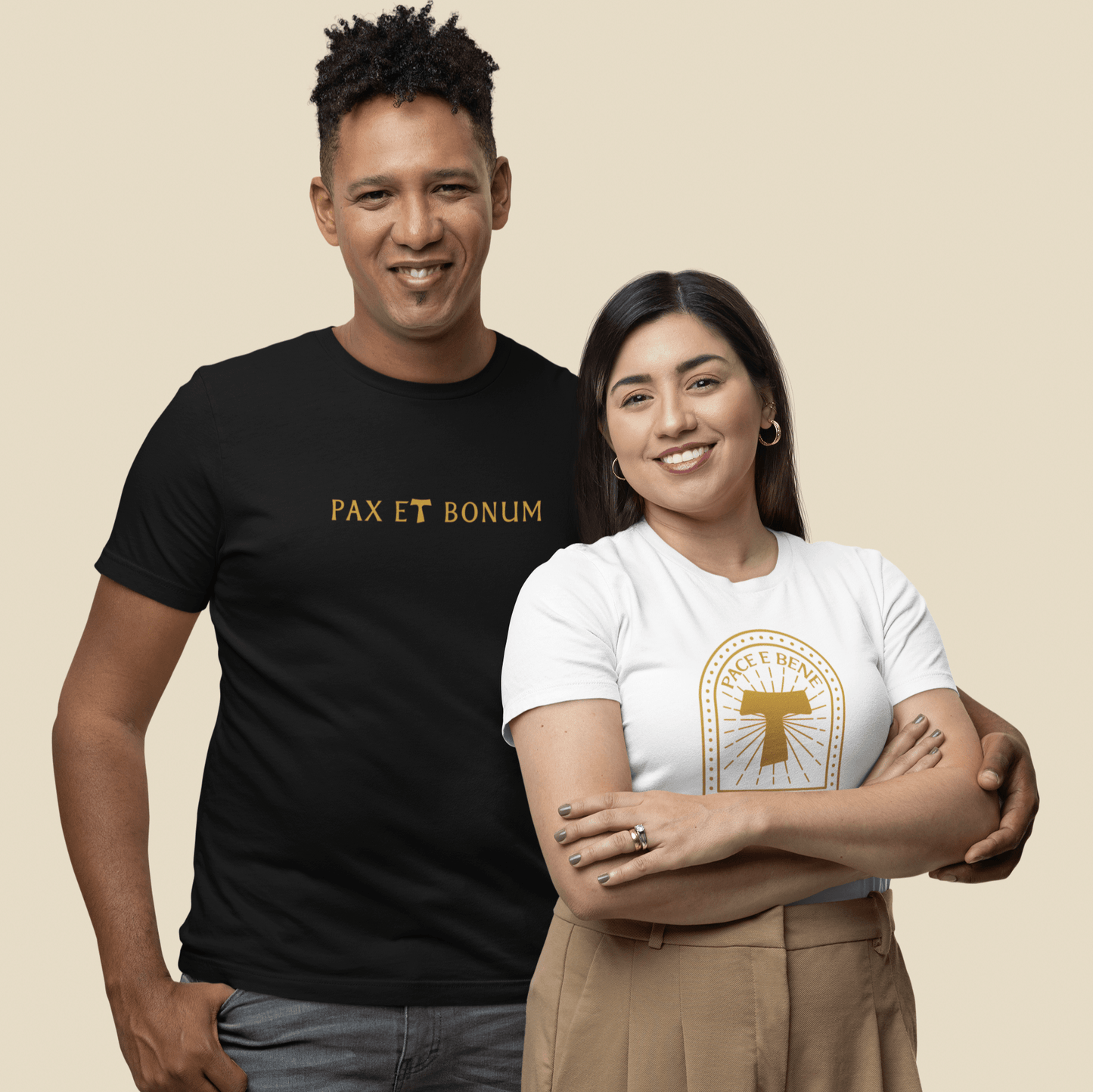 Pace e Bene Franciscan T - Shirt - Recetas Fair Trade