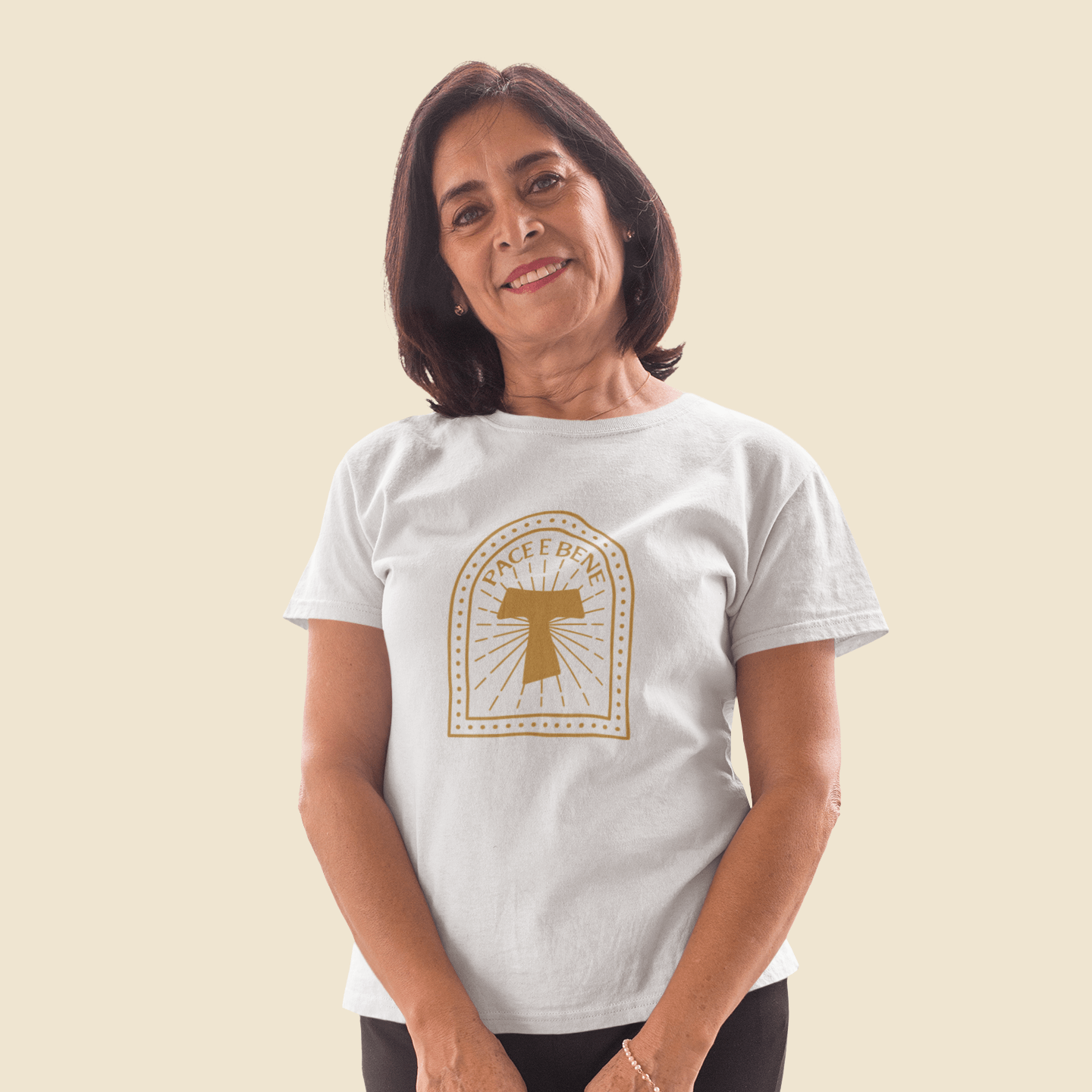 Pace e Bene Franciscan T - Shirt - Recetas Fair Trade